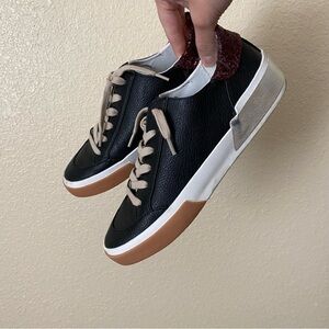 Dolce Vita Zuma Black Leather Sequels Sneakers